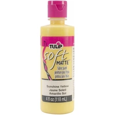 I Love To Create Tulip Soft Fabric Paint 4oz-Matte - Sunshine Yellow (3Pk)