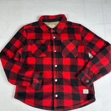 Weatherproof Vintage Boy  s Buffalo Plaid Sherpa Jacket Medium Size 10/12