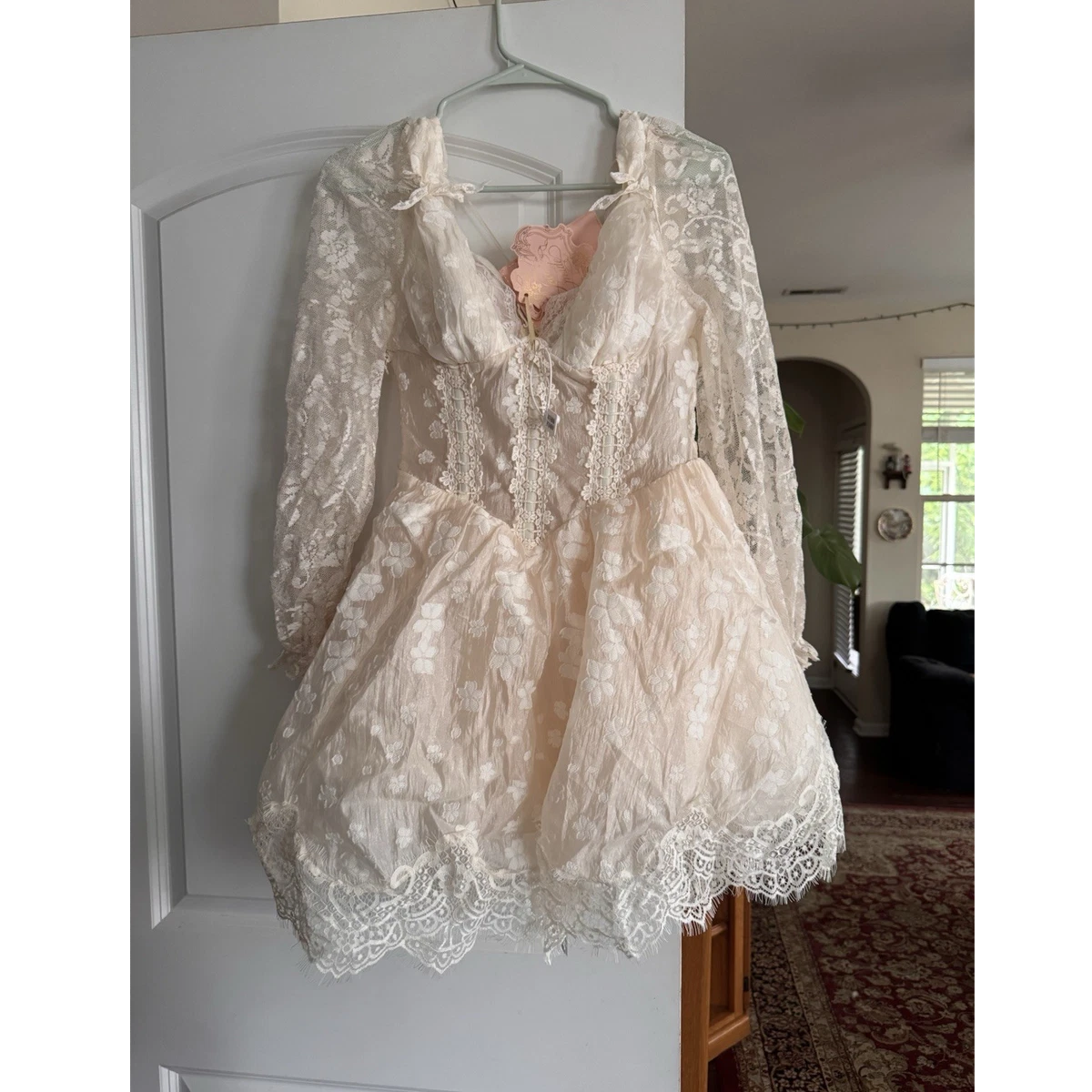White Long Sleeve Short Dresses for Women for sale | eBay