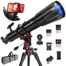 Telescope for Adults High Powered, 90mm Aperture 900mm Refractor