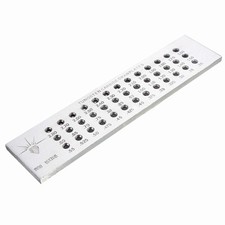 39 Holes Tungsten Carbide Wire Drawplate for Jewelry Making Round 0.26-2.80mm 
