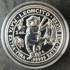 2012 Royal Silver Company 1oz Silver Extra-Fine Leoncito Round in a Capsule
