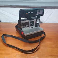 Vintage Polaroid Sun 600 LMS Instant Film Camera UNTESTED FOR PARTS READ 