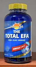 Nature's Life The Total EFA Omega 3 6 9 1200 mg 180 Softgels Natures Omega 3-6-9