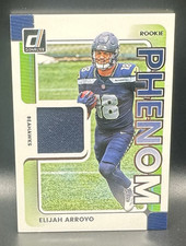 Panini Donruss Rookie Phenom Jerseys Elijah Arroyo Seahawks #RPJ-EAO Football
