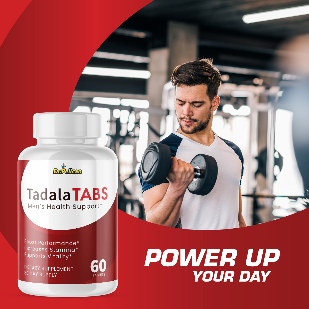Tadala Tabs- Men's Health & Bodybuilding- 60 Tablets