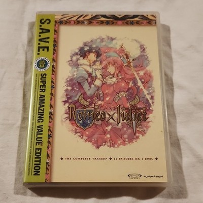 Romeo X Juliet S.A.V.E. Edition Funimation Complete Series 3-Disc DVD Set