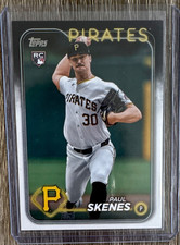 Topps 2024 Update Series Paul Skenes RC #US100 White Uniform Pirates Base