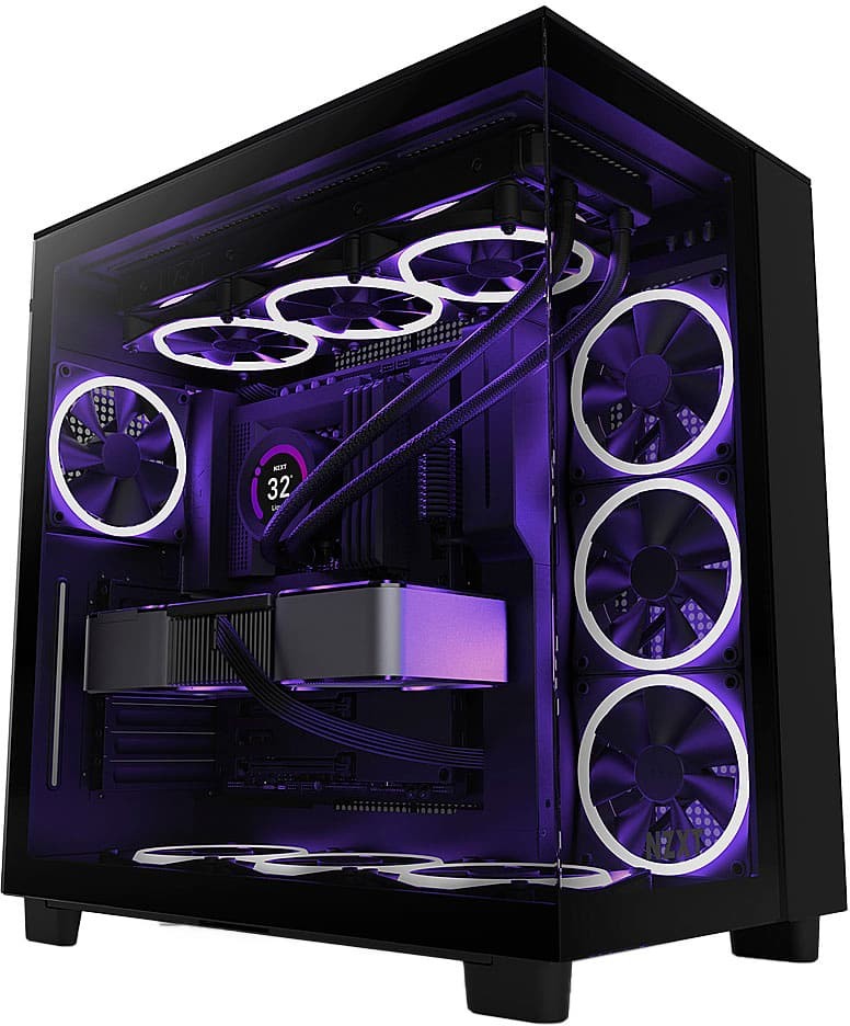 NZXT H9 FLOW 2023 PCケース NZXT | H9 Flow RGB+ | Dual-Chamber Mid-Tower ATX Case