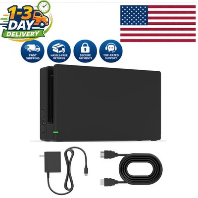 Complete Portable Docking Solution for Nintendo Switch with HDMI & Power Support