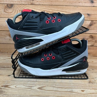 Nike Turnschuhe Damen Größe UK 5,5 Jordan Max Aura 5 schwarz weiß Zement Schuhe GS