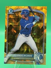 Yandel Ricardo Rookie 2025 Topps Bowman Draft Sapphire Gold /50 BDC-31 Royals  