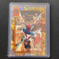🦄DF 2024 TOPPS CHROME MARVEL SPIDER-MAN GOLD CARD /25 #SG-1