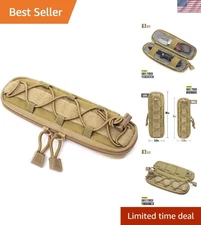 Multi-Tool Pouch with Dual-Zipper - Lightweight MOLLE Knife & Flashlight Case