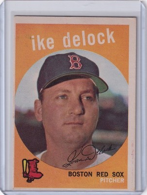 1959 Topps Baseball #437 Ike Delock - Boston Red Sox