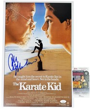 Ralph Macchio signed 12x18 Poster Daniel Larusso The Karate Kid JSA