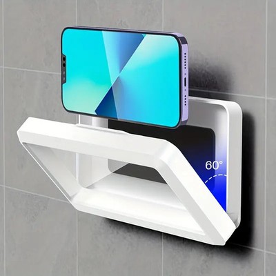 Touchscreen Waterproof Shower Phone Holder,360° Rotating Hands-Free for Bathroom