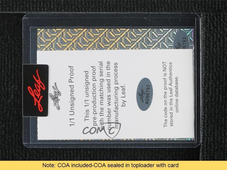 2023 Leaf Metal First Round Bound 1/1 Anthony Richardson Rookie RC READ 0r2s - Image 2 of 3