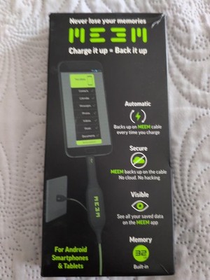 Meem Charge It Up=Back It Up Memory For Android Smart Phones/Tablets