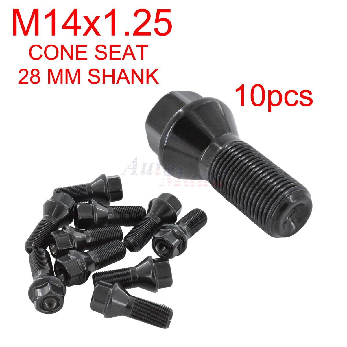 10x Wheel Lug Bolt M14x1.25 for BMW 328i 330e 330i 335i 340i 420i