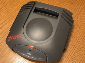 Atari Jaguar Console With 2 Games Cybermorph Theme Park RCA Composite Lead