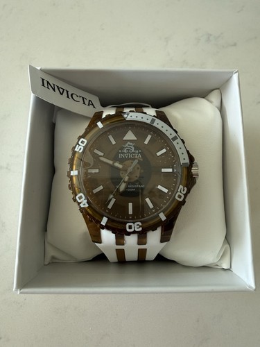 New Men’s Invicta Subaqua Watch Brown Translucent 100 Meters Water Resistant