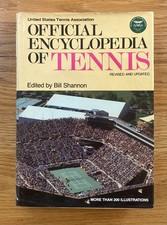 USTA OFFICIAL ENCYCLOPEDIA OF TENNIS - BILL SHANNON - GOOD PLUS