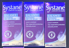 Systane Balance Restoring Dry Eye Relief 10ml **LOT OF 3** Exp: 01/27 + 02/27