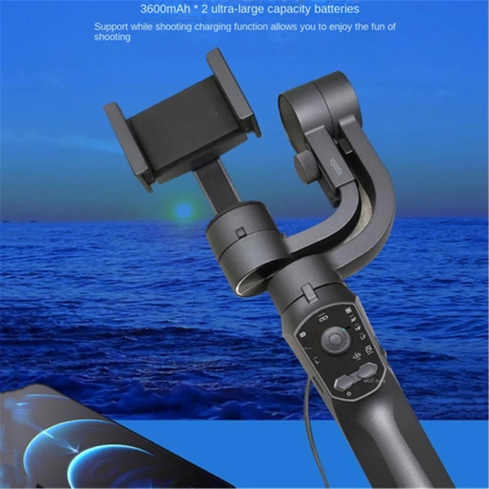 Neu F10Pro Handy Drei-Achsen Gimbal Stabilisator Anti Shake Schießen Halterung - Bild 4 von 4