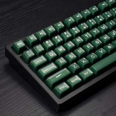 Sumgsn 142 Keys PBT Doubleshot RSA Keycaps Dark Green Translucent Keycaps Set Fi