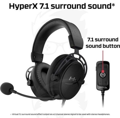 HyperX Cloud Alpha S Gaming Headset Schwarz