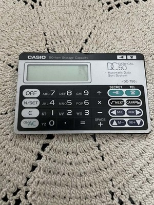 Casio DC-750c  Vintage Calculator Data-Cal Automatic ( Read Description)