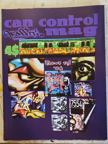 GRAFFITI MAGAZINES, 4 ON ONE BID. CAN CONTROL, TAGS, RISKY, SUBWAY, KRYLON, SLAP - Picture 3 of 5