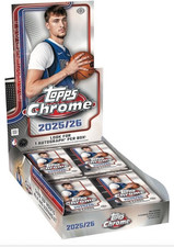2025-26 Topps Chrome Basketball Red, White & Blue - Complete Your Set!