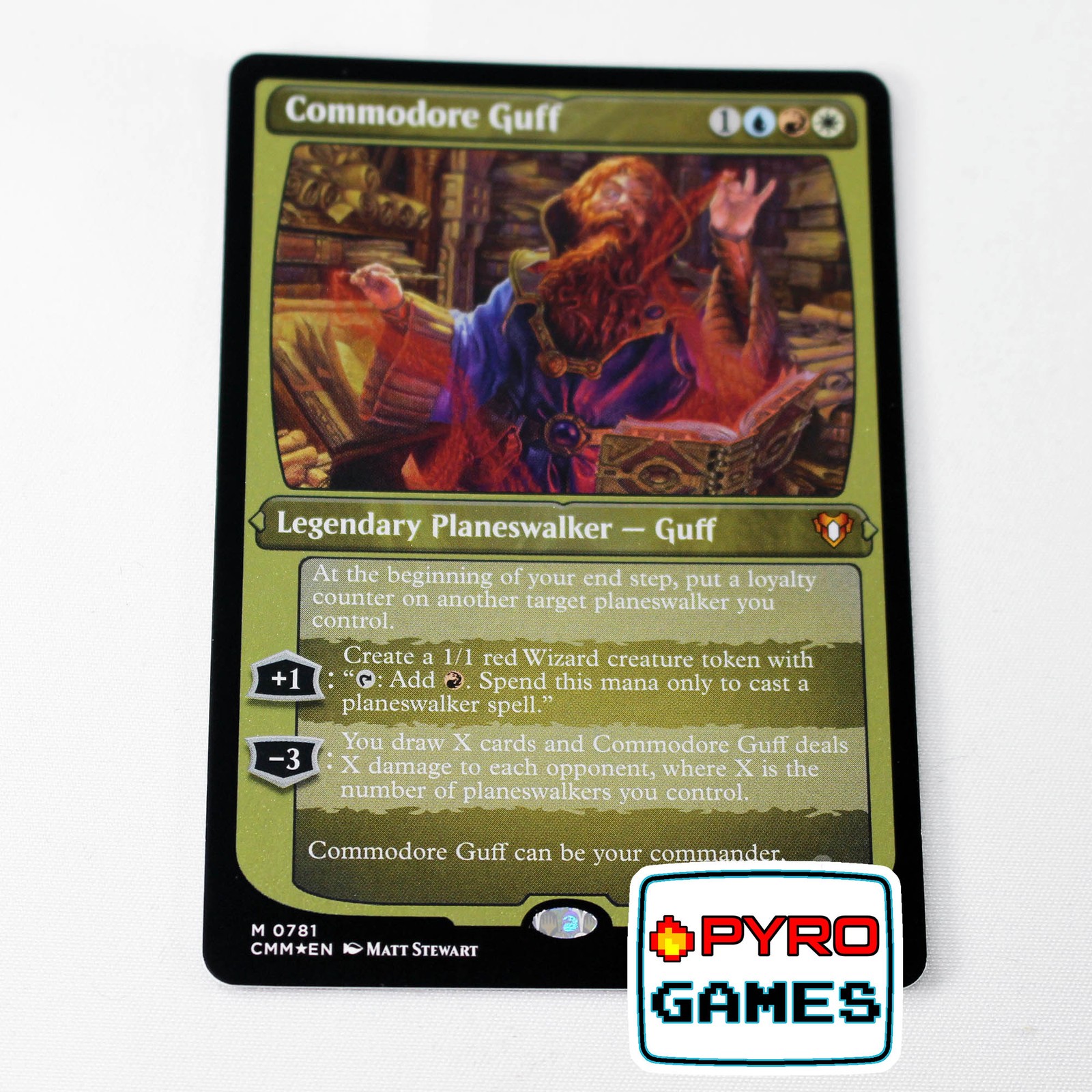 Commodore Guff - Commander Masters CMM - Thick Stock Mythic M 0781  - (Very G...