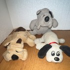 Tonka Pound Puppies Lot of 3 Small Plush Stuffed Animals Assorted Colors — photo 1