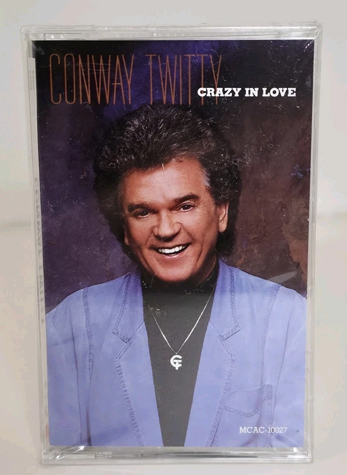 2 Sealed Conway Twitty Cassette Tapes  Crazy In Love & #1s Number Ones Vtg New - Image 2 of 4