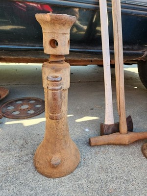 Vintage Large Heavy Screw Jack 2 X 16 Railroad Barn House | eBay