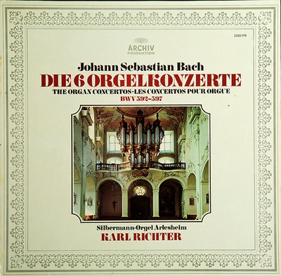 Johann Sebastian Bach, Karl Richter, Die 6 Orgelkonzerte, BWV 592