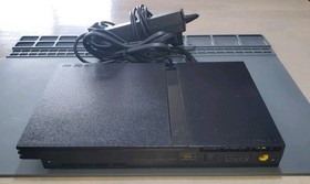 Sony PlayStation 2 PS2 Slim Console Black Bundle NEW DVD LASER! Tested! Works!