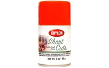 Krylon Short Cuts 3OZ Glow Orange Aerosol Enamel Paint High Gloss Finish