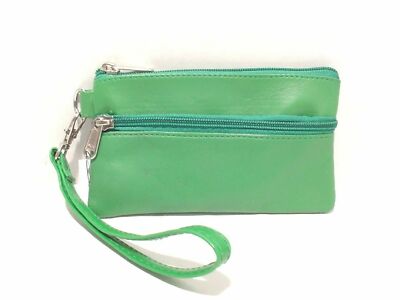 VICEROY LEATHER SMALL WRISTLET WALLET #VW-613 #green
