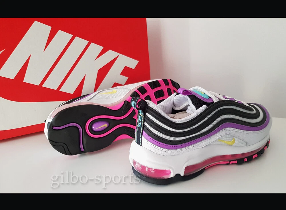 Nike Air Max 97 W White Pink Größe 36 36,5 weiß lila 921733 106 | eBay