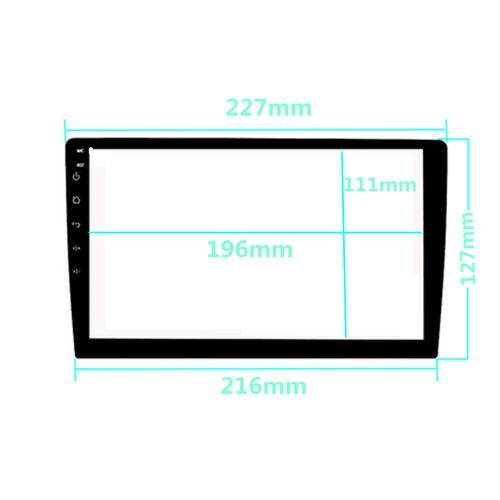 Tempered Glass Screen Protector Protection Film For 9inch Car Radio GPS Player  - Photo 7 sur 12