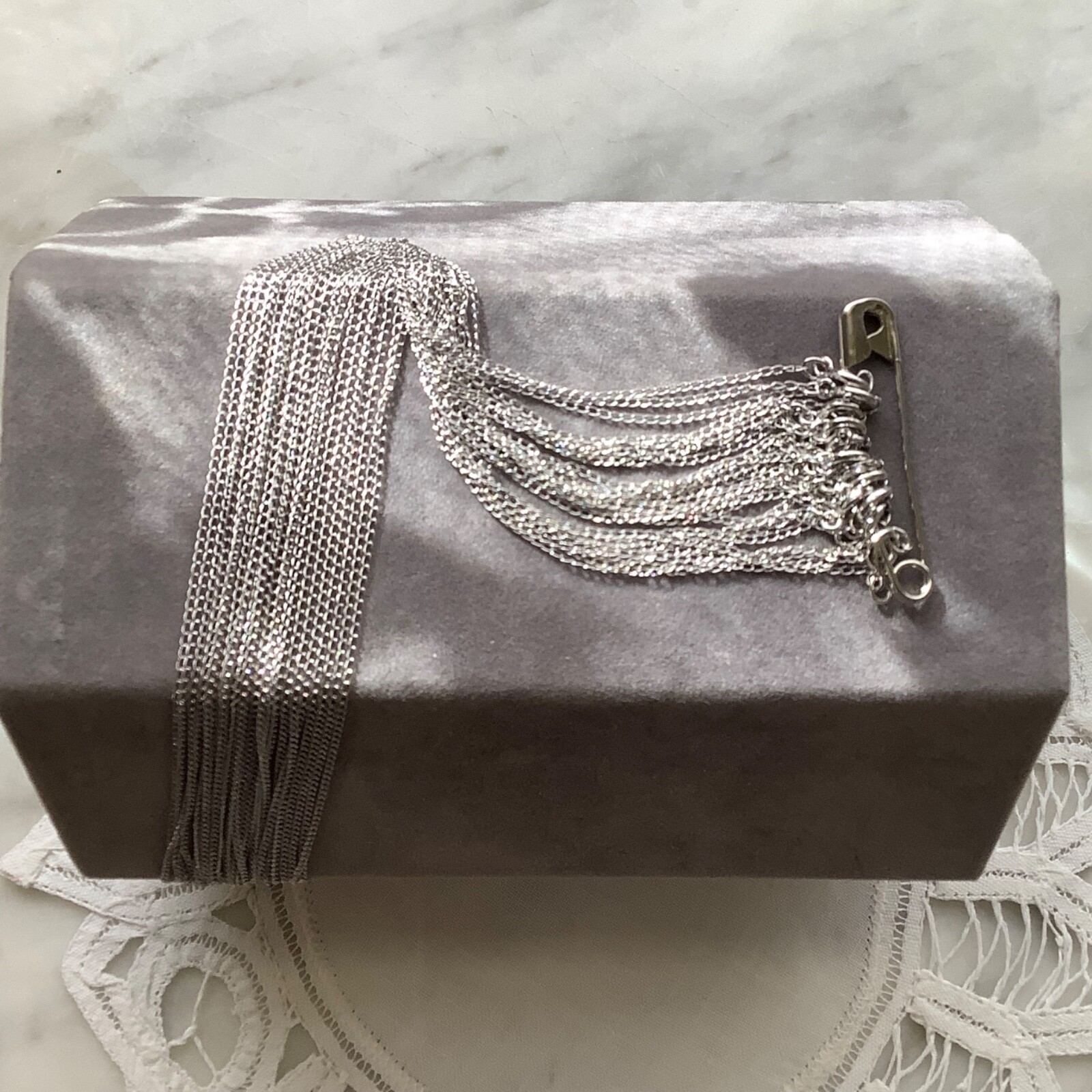 Vintage Silver Plated Delicate 17" Necklace - set of 12 - .7 grams - Fast Ship