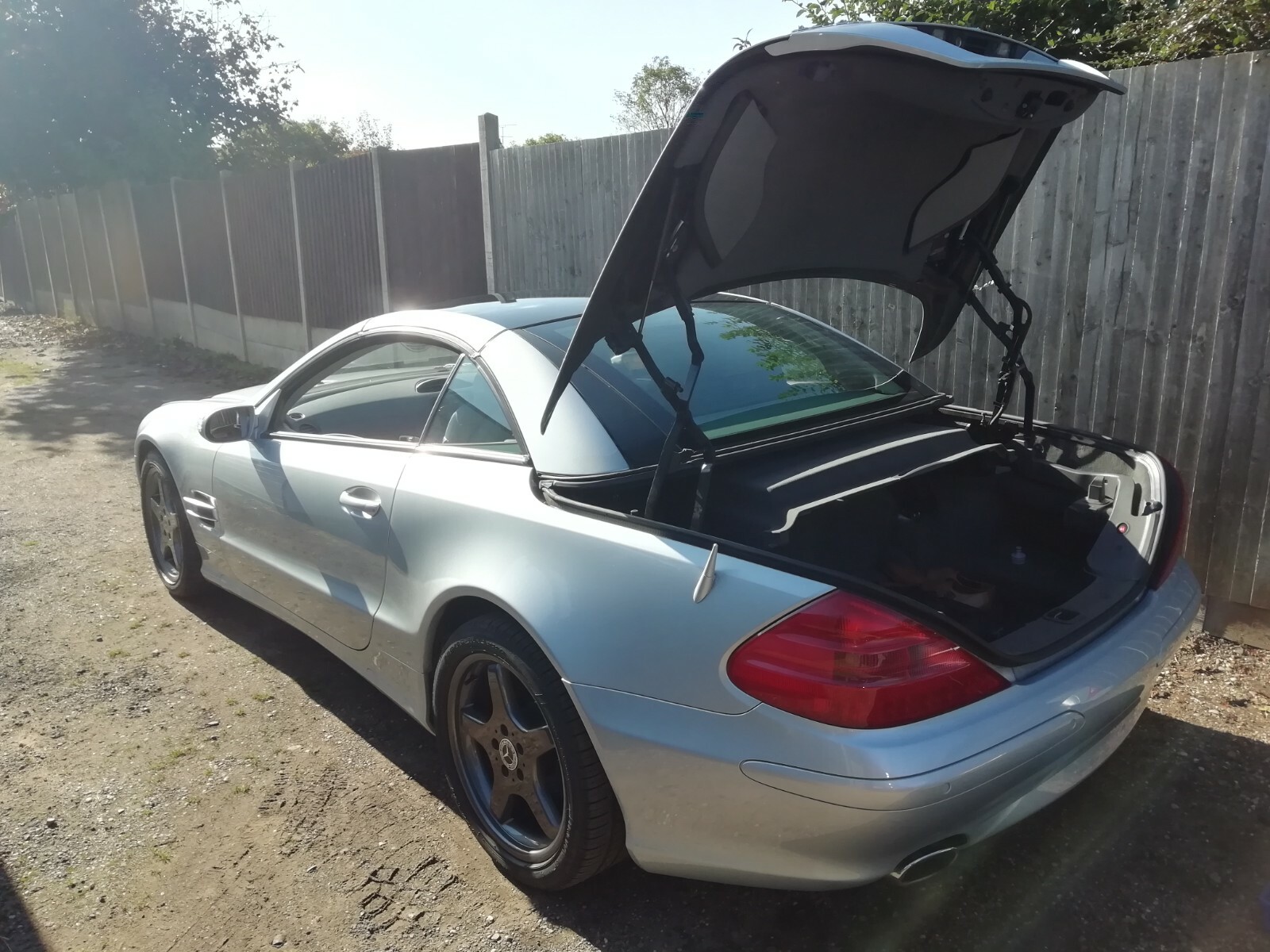 Mercedes SL R230 Fuel Tank Baffle Noise Rattle Fix Repair SL350 SL500