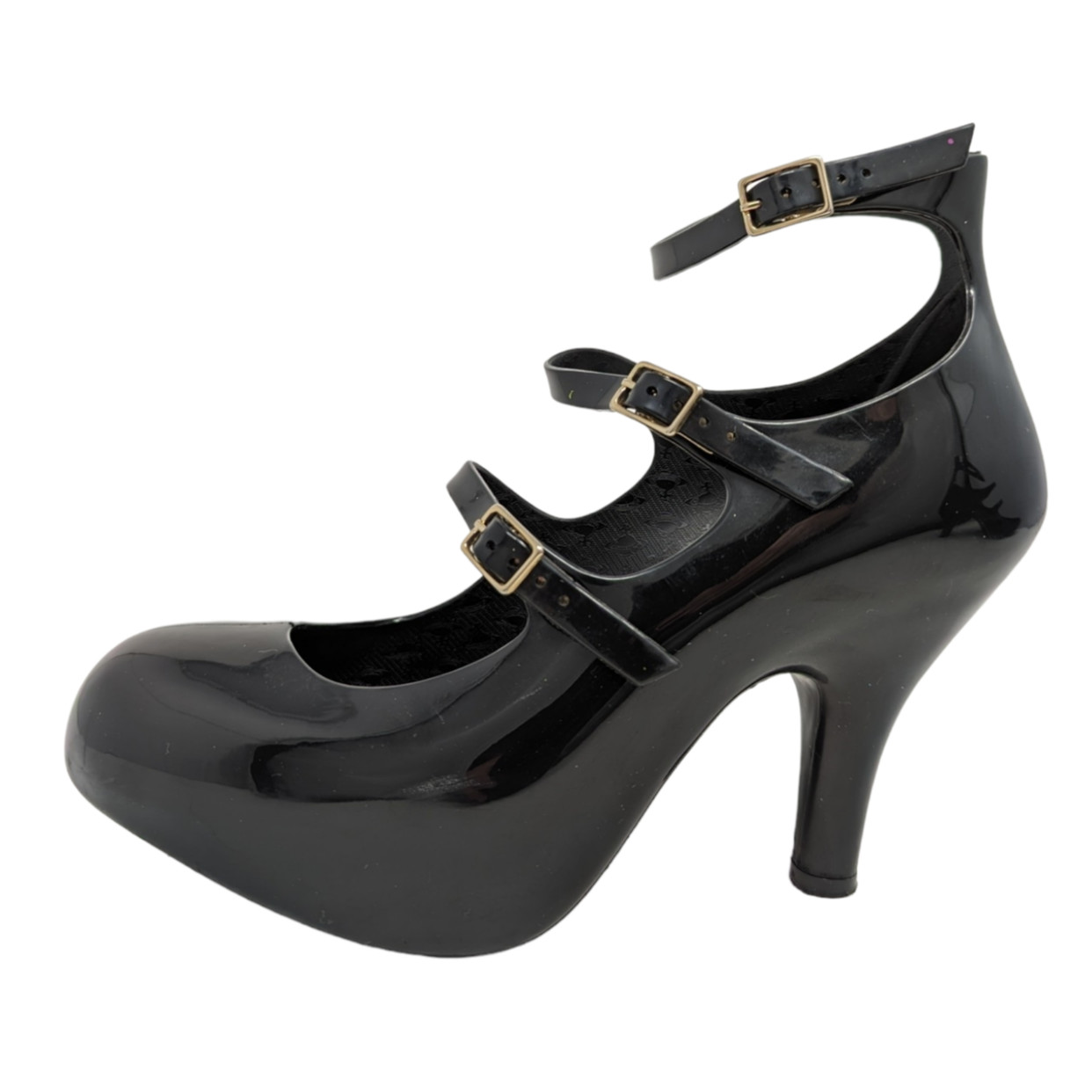 Vivienne Westwood x Melissa Jelly Mary Jane Black Buc… Gem