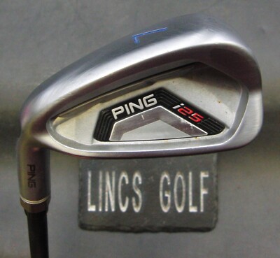 Linkshänder Ping i25 Blue Dot 7 Eisen Regular Graphitschaft Ping Grip