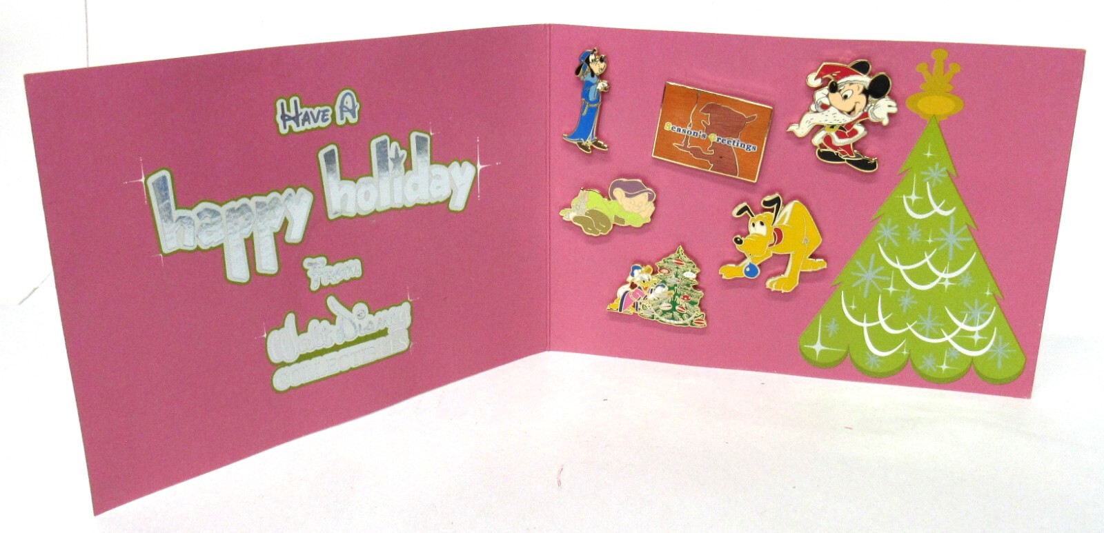 Disney Christmas Advent Calendar 6 Pin Set  Day 7 to 12 2006 LE 1000