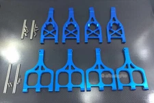 8 Alloy Upper Lower A-Arm Fit Old T-maxx Emaxx Tmaxx 1.5 (2000 VERSION)3906